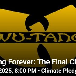 2 Club Tickets - Wu Tang Clan, Run The Jewels
