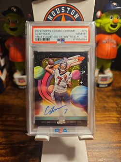 CJ STROUT FIRST FLIGHT GOLD AUTO /50