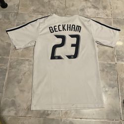 Adidas LA Galaxy 2007/2009 David Beckham #23 Home Jersey Men's SZ XS