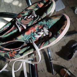 Vans Cotton Canvas Shoes Mens 6.5...Women's 8