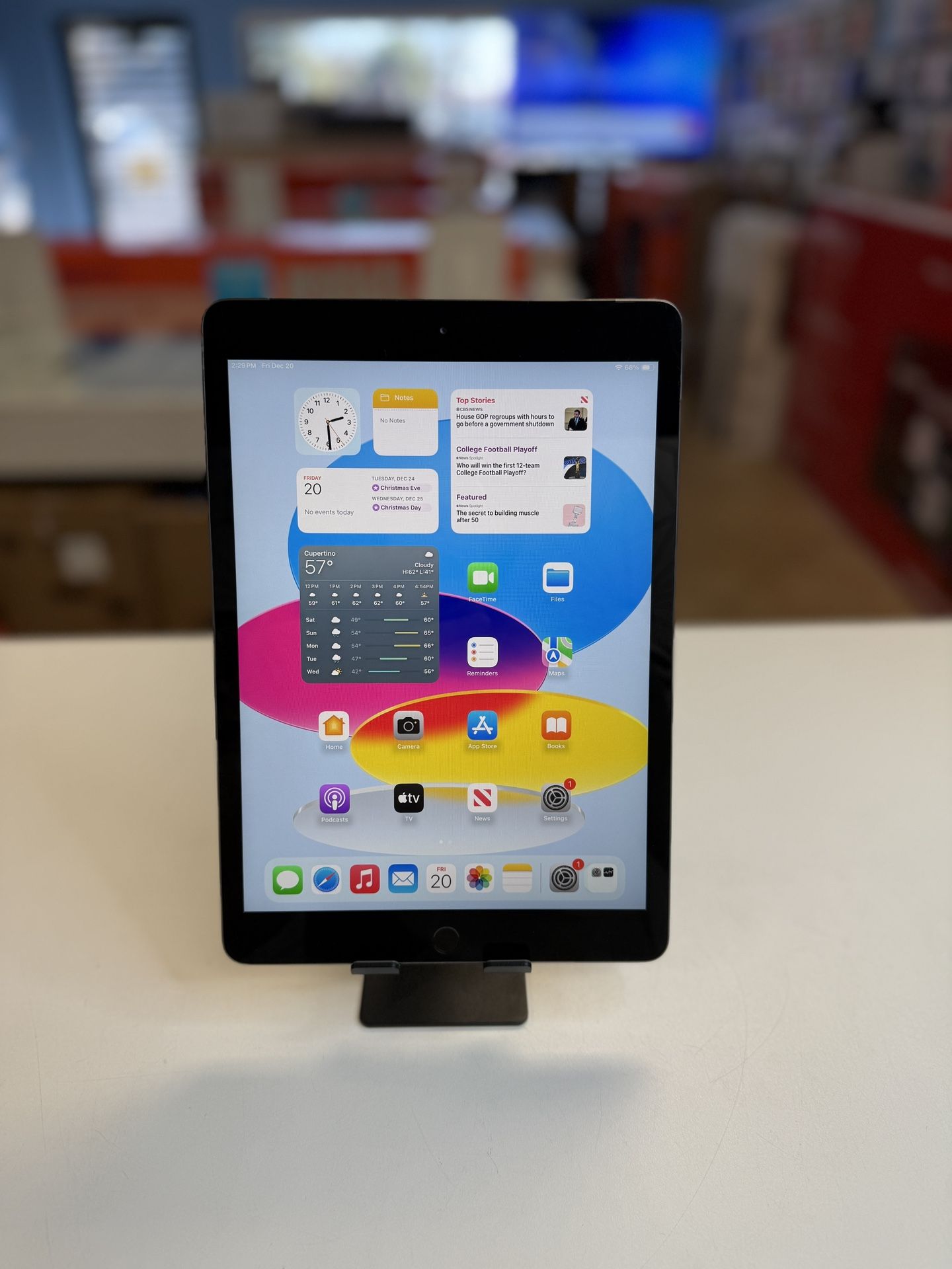 iPad 10.2inch LTE Unlocked Latest IOS 18.2