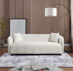 Three seats sofa (white/beige)