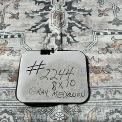 RUG, #2244, Gray Medallion, 8x10