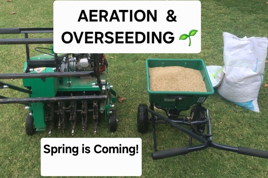 Aeration/Overseed/Dethatching