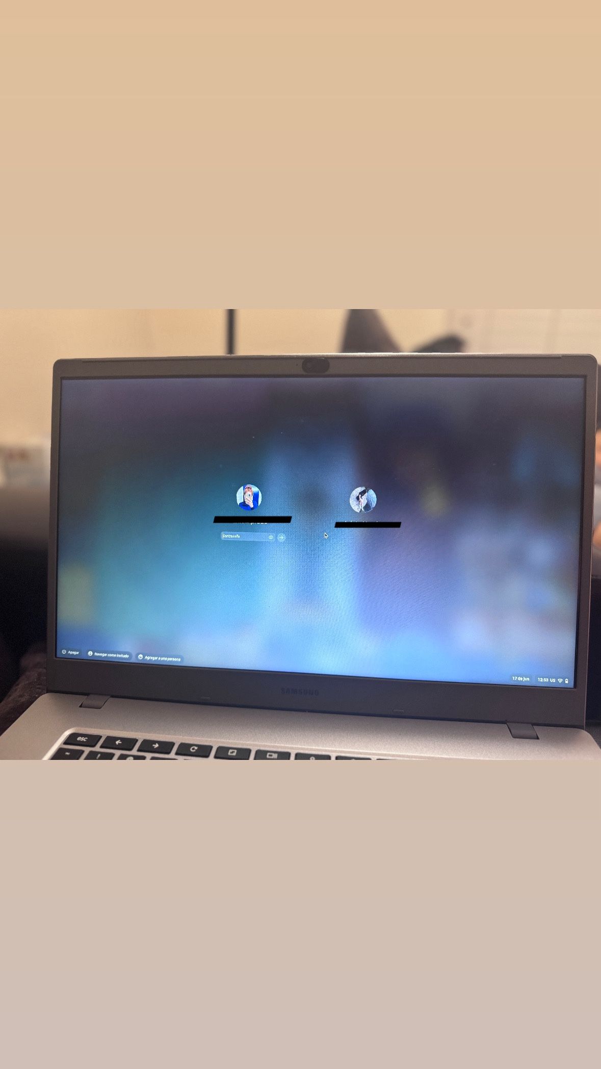 Laptop Samsung Chrome