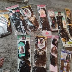 A Bunch Of Hair Extensions For 75 Bucks