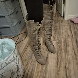 Brand new suede boots