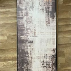 Abstract Framed Art 24"x48