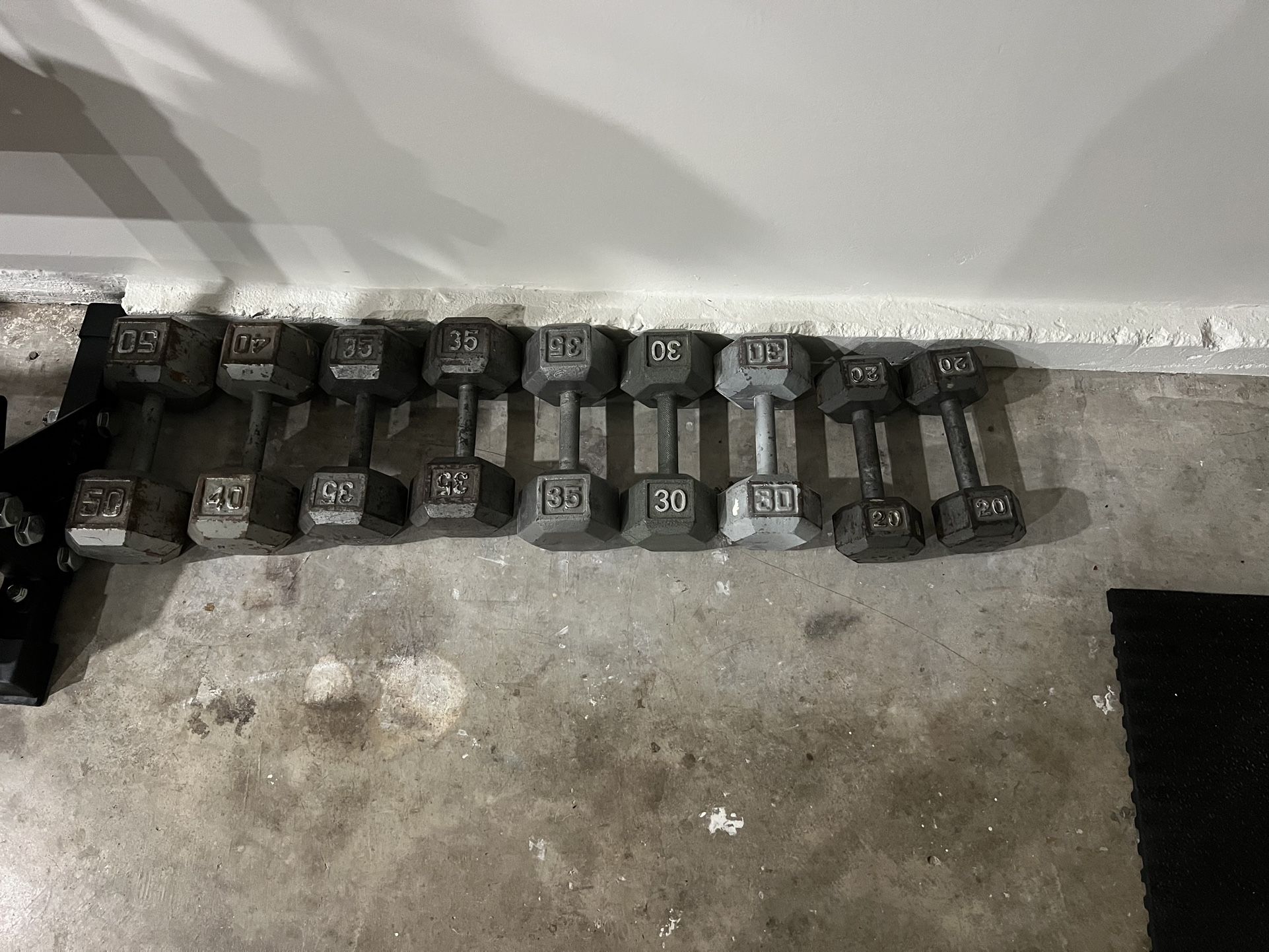 295 LBS In Dumbbells