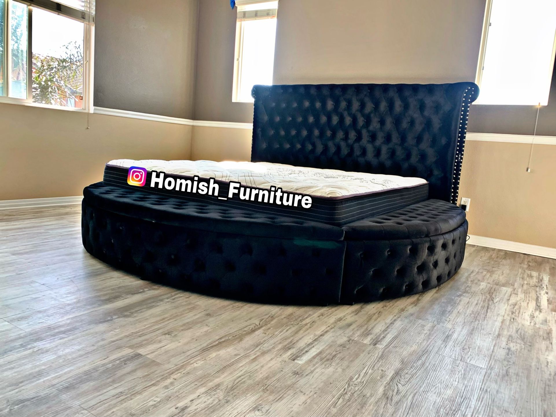 $1199 Brand New King Storage Bed Frame With Mattress (Read Description Below)