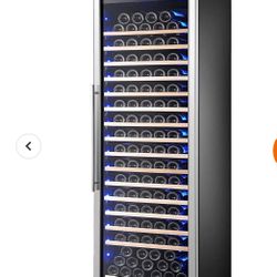 BODEGAcooler 24" Large Capacity 176 Bottles Wine Cooler Single Zone