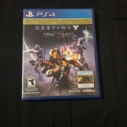PS4 Game Destiny ( The taken King)