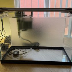 Aquarium Kit 5.5Gallon Nano Tank With Lights And Filter