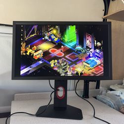 Gaming Monitor 24-Inch 144Hz | 1080P | Smaller Base | Ergonomic Stand | XL Setting to Share | Customizable Quick Menu | DyAc | 120H