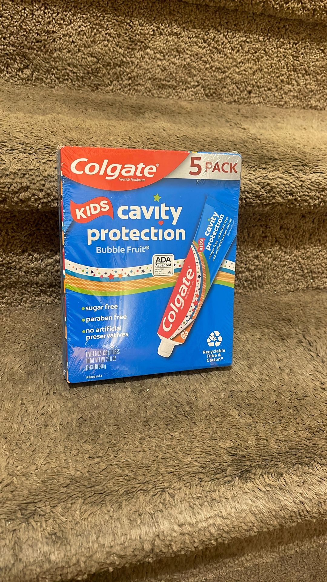 5 Pack Cavity Protection Toothpaste (kids) 
