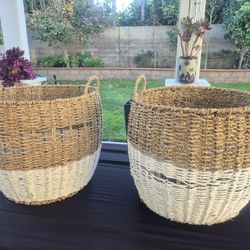 Baskets With Metal Frames