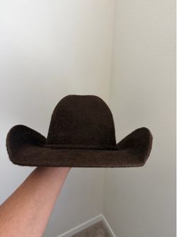 Rodeo King 10X-Grizzly Felt, Color Chocolate, Size 7 3/8, Brim 4