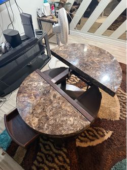 Coffee table and decor