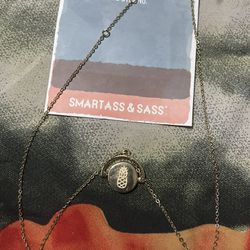 Smartass& sass Pineapple Necklace 