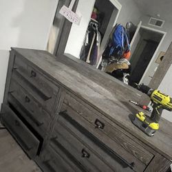 Drawer Set Dark Rustic Grey