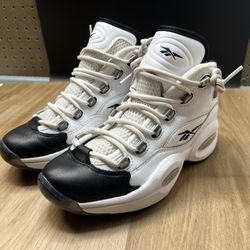 Reebok Question “Why not us?” Retro Allen Iverson mens size 7 