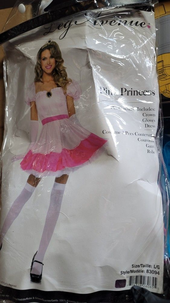 Princess Peach Costume Halloween Mario