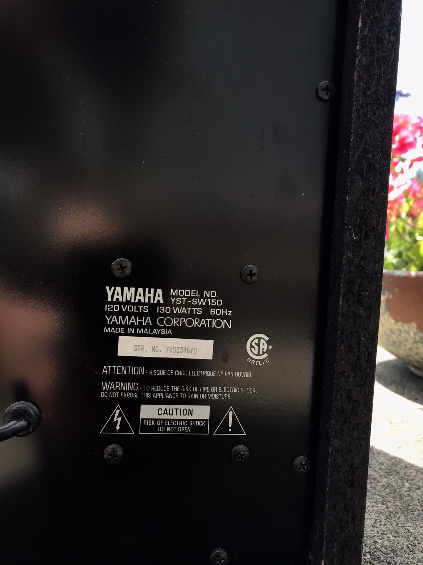 Yamaha YSTSW150 Subwoofer for Sale in Federal Way, WA OfferUp