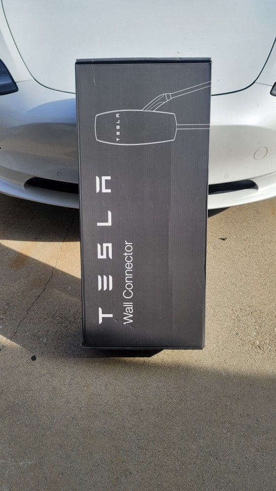 NEW Matte Black Elon Musk Signature Tesla Black Wall Charger