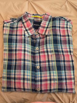 TOMMY BAHAMA LONG SLEEVE SHIRT SIZE  L