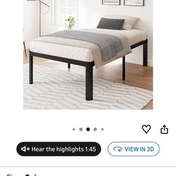 Twin Platform bed
