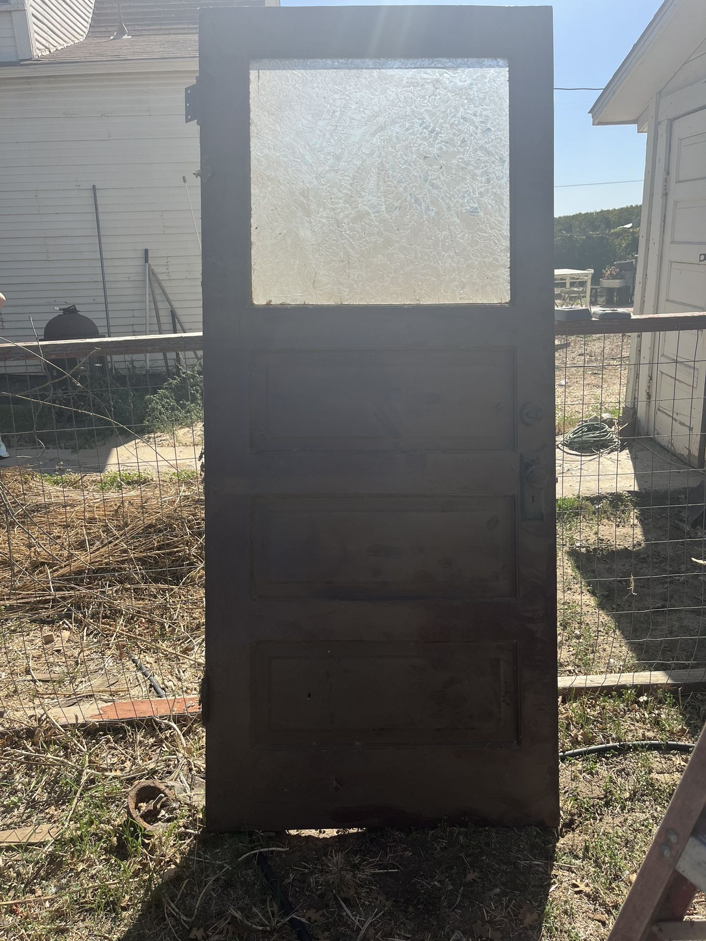 Solid Window Door For Exterior Front Or Back Door