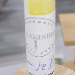 Organic Handmade Lip Balm Lavender And Dandelion