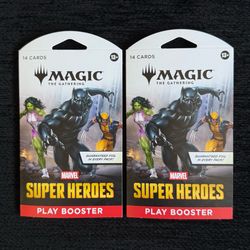 MAGIC THE GATHERING MARVEL SUPER HEROES SLEEVED PLAY BOOSTER PACK