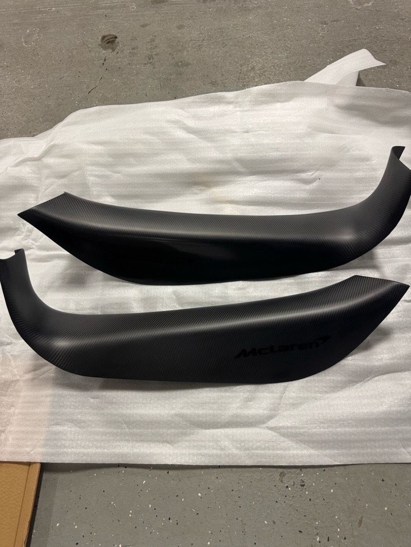 2015-2019 Carbon Fiber Door Sills Threshold Panels Cover McLaren 540C 570S 570GT