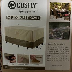 Cosfly Table And Chair Set Cover 
