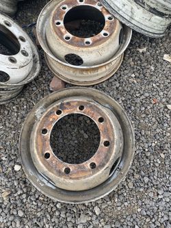 17.5 x 6.75 steel wheel 8holes x275 for low bed trailer