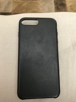 Apple Iphone 8 Plus Leather Case Black