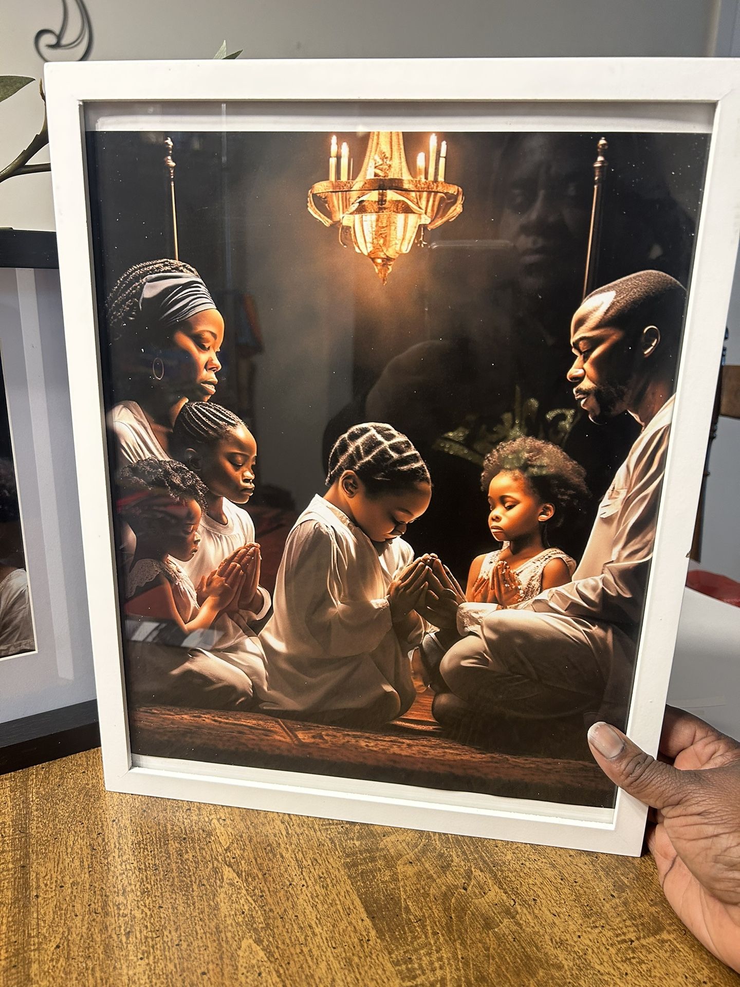 Black Family Praying