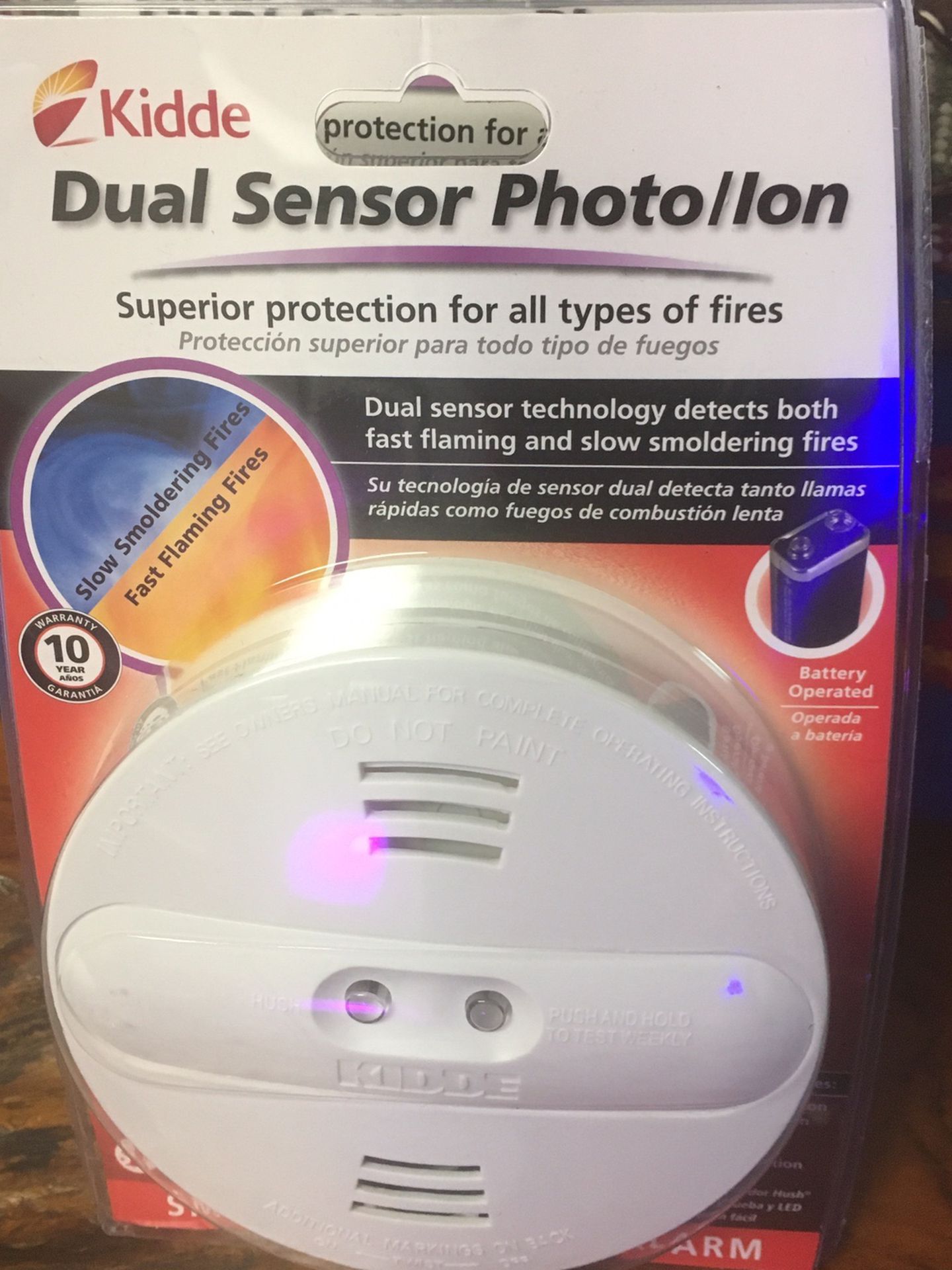 Dual Sensor Photo Ion Smoke Detector