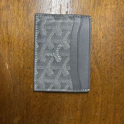 Grey Goyard Card Holder