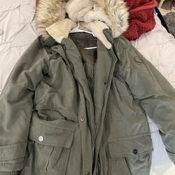 DKNY Parka Jacket Size XL