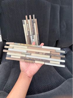 12x12 Glass and stone tile