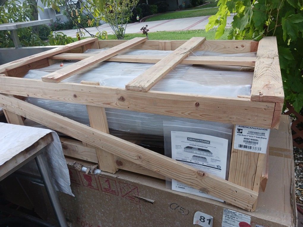Range top, American Range NEW In Crate