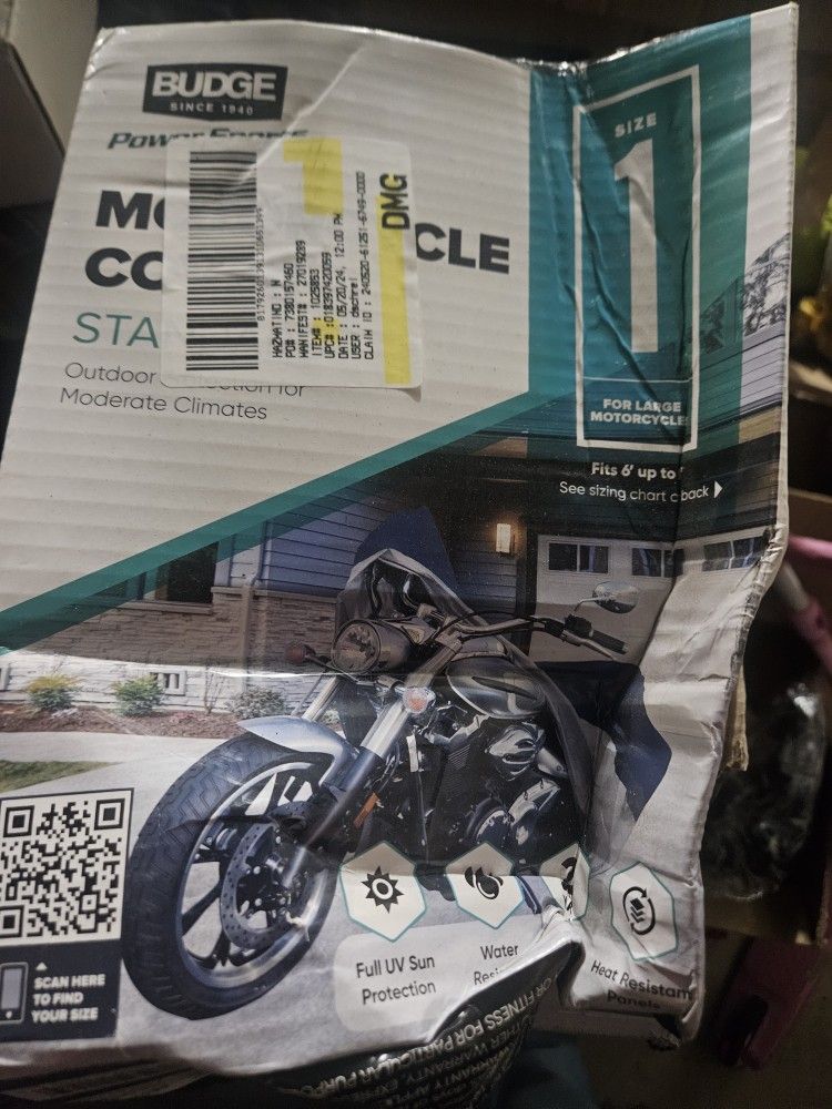 motorcycle cover size 1