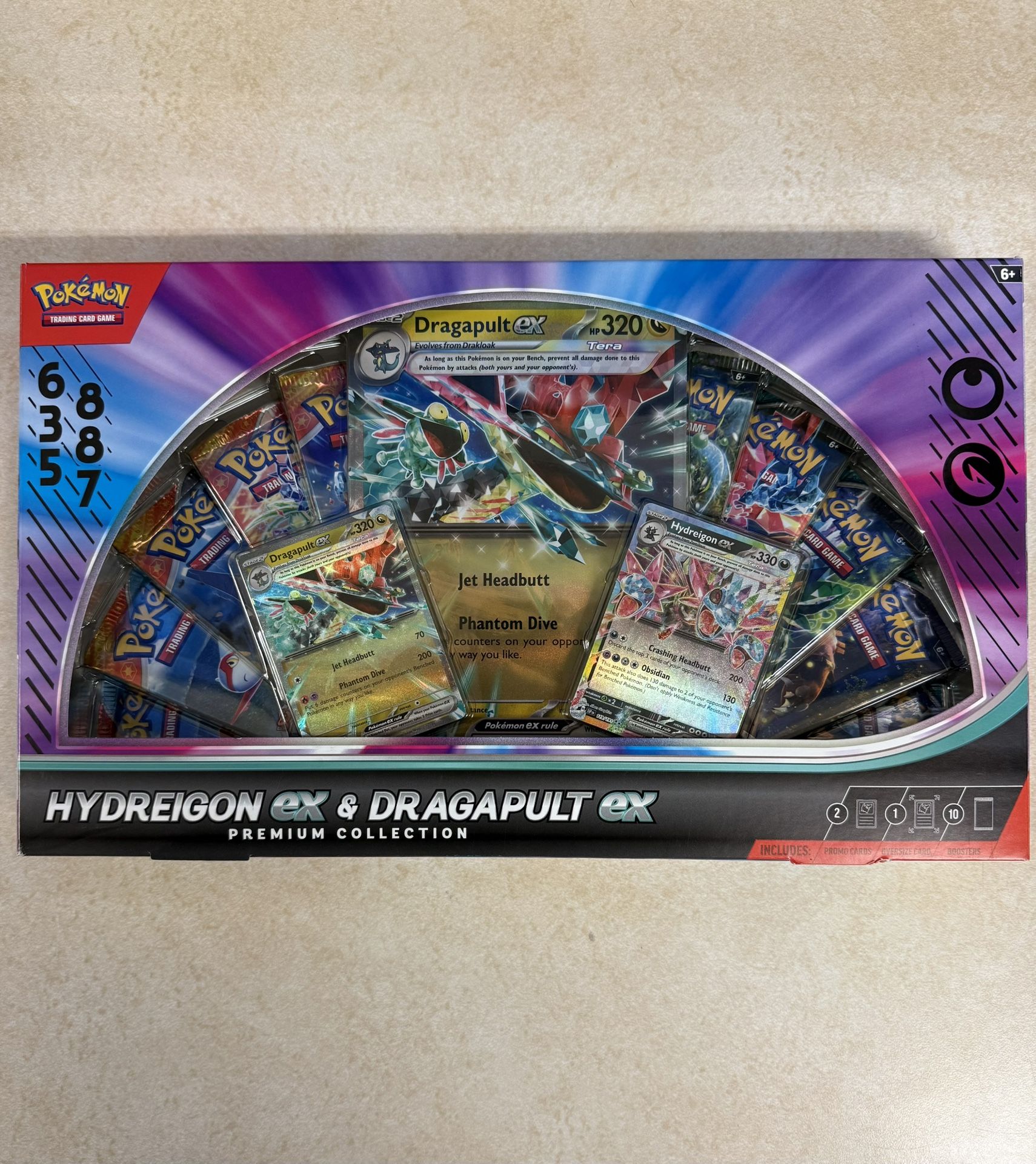 Pokemon Hydreigon ex & Dragapult ex Premium Collection