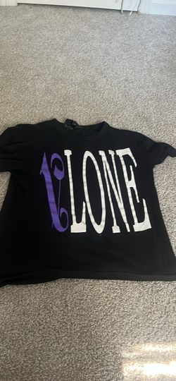 Purple and black Vlone shirt
