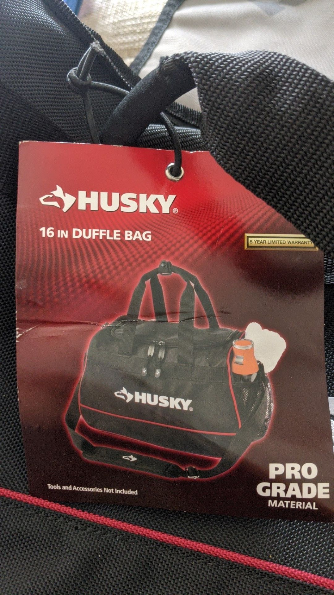 Husky 16 in duffle bag
