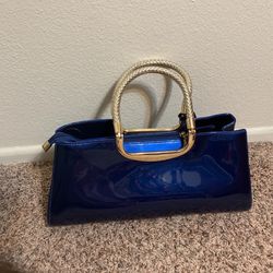 Hoxis Shiny Blue Purse
