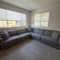 Crate&Barrel Gather 3-Piece L- Shaped Sectional Sofa