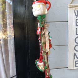 Ceramic Santa Wind Chimes